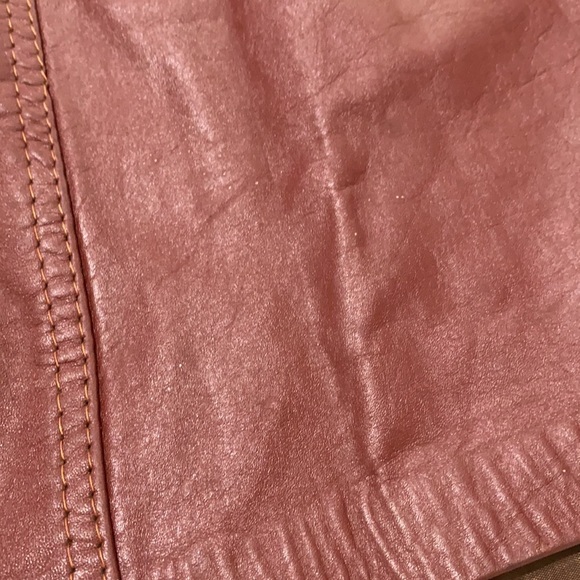 Vintage 70s Leather Tailored Belted Trenchcoat - Picture 16 of 16